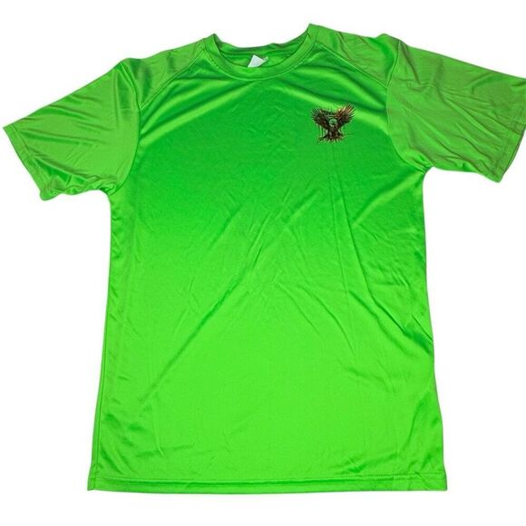 Paragon Neon Green Performance Shirt M UPF 50+ Sun Protection - Picture 2 of 7